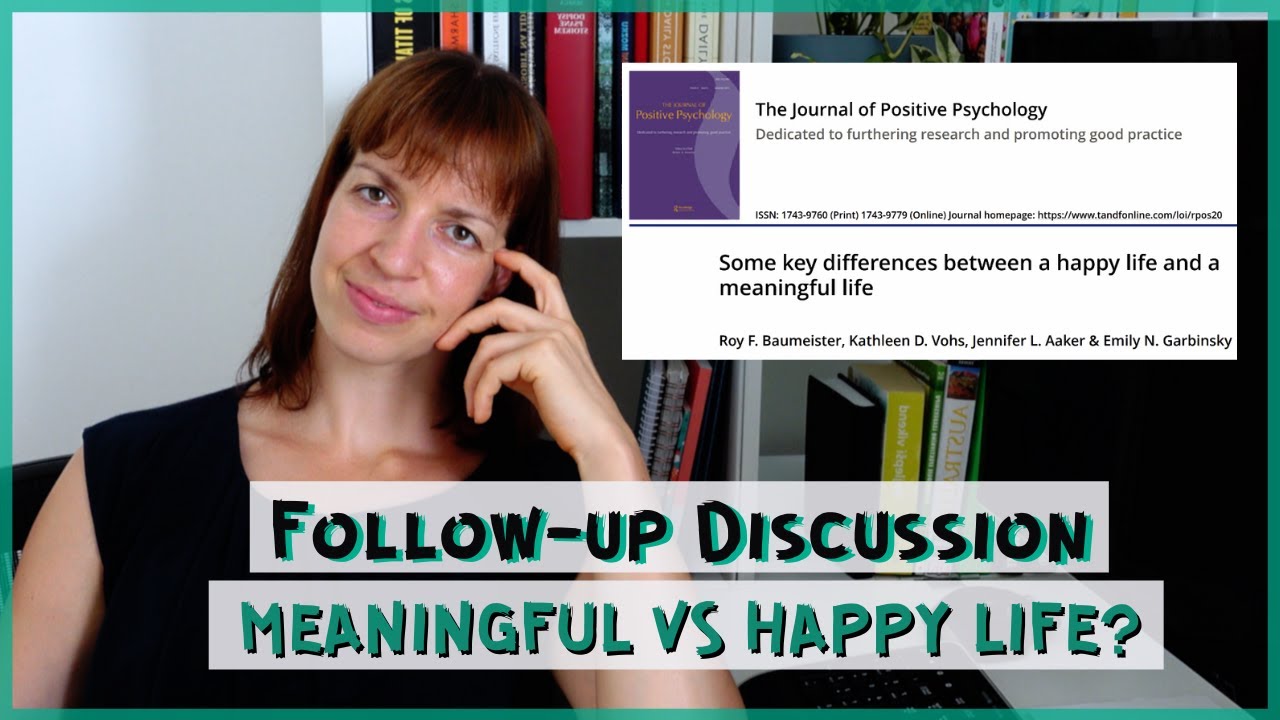 MEANINGFUL LIFE IS NOT EVERYTHING. Tips on balancing meaningfulness and happiness in your life.