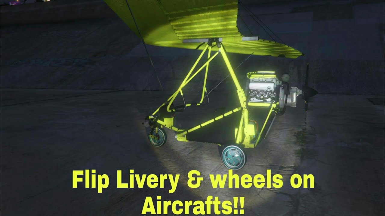 FLIP LIVERY & WHEELS ON AIRCRAFTS (Using Magic Slot)