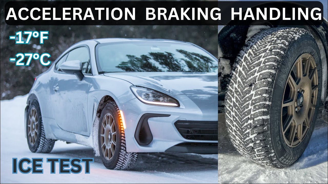 -17°F Сцепление на льду - Шипованные шины Nokian Hakkapelitta 10 - Руководство Subaru BRZ