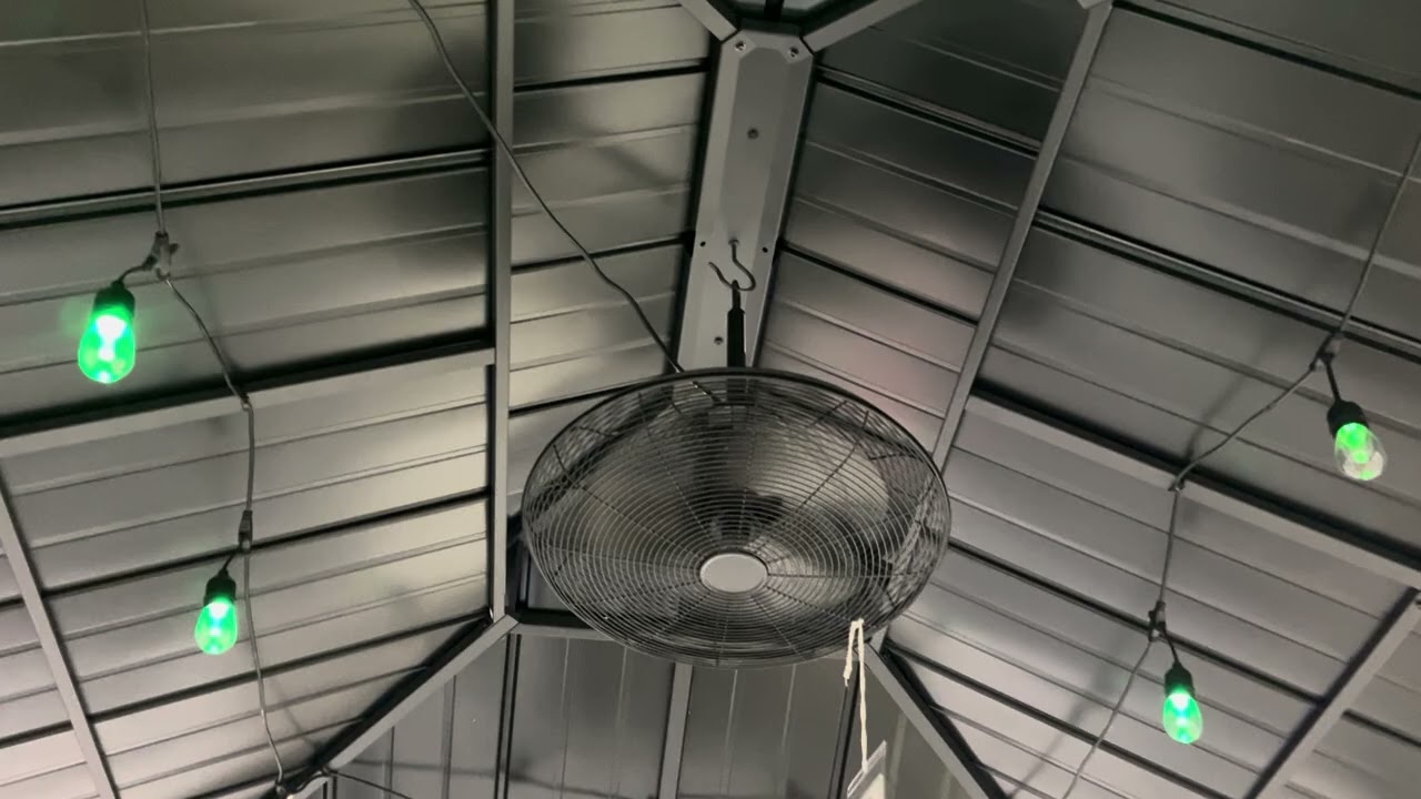  20” Landon & Co. 3-Speed Black Ceiling Fan