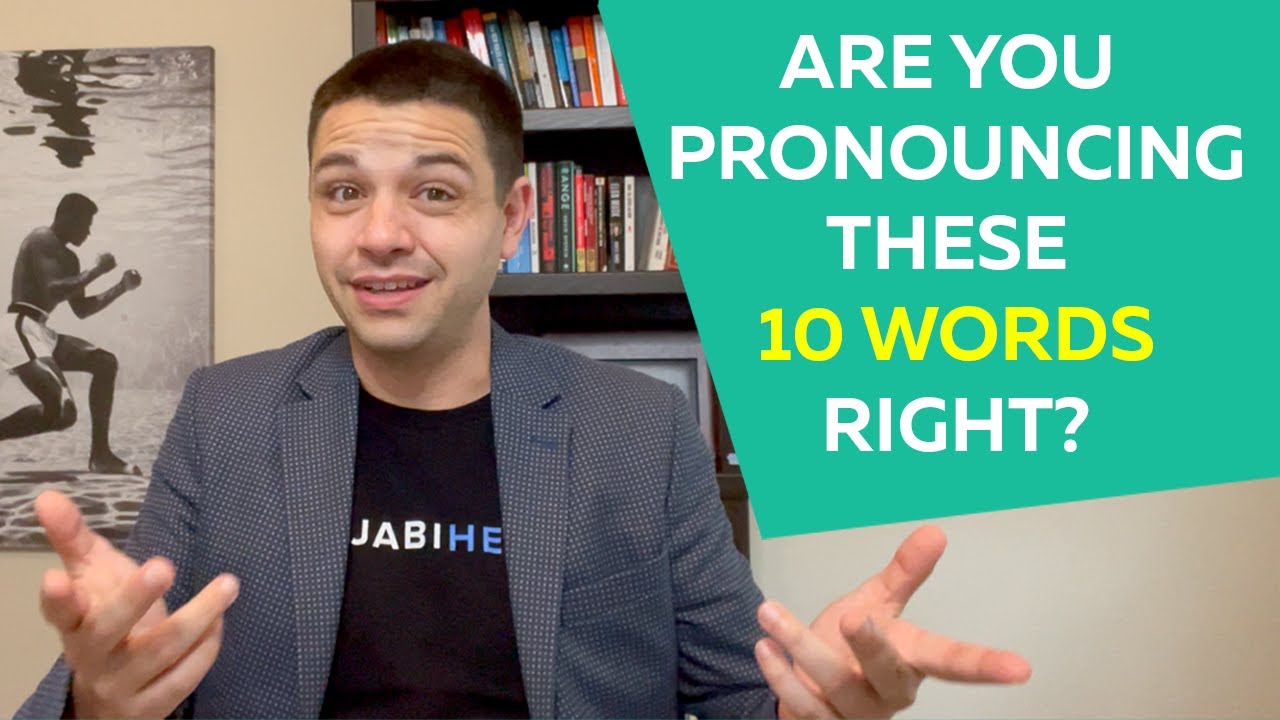 10 English Words That Are Hard to Pronounce | English Words You're Probably Mispronouncing (Part 2)