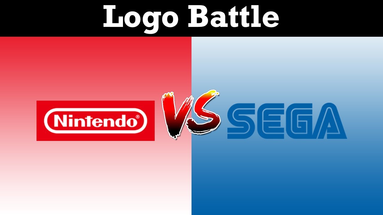 Nintendo против Sega — Битва логотипов