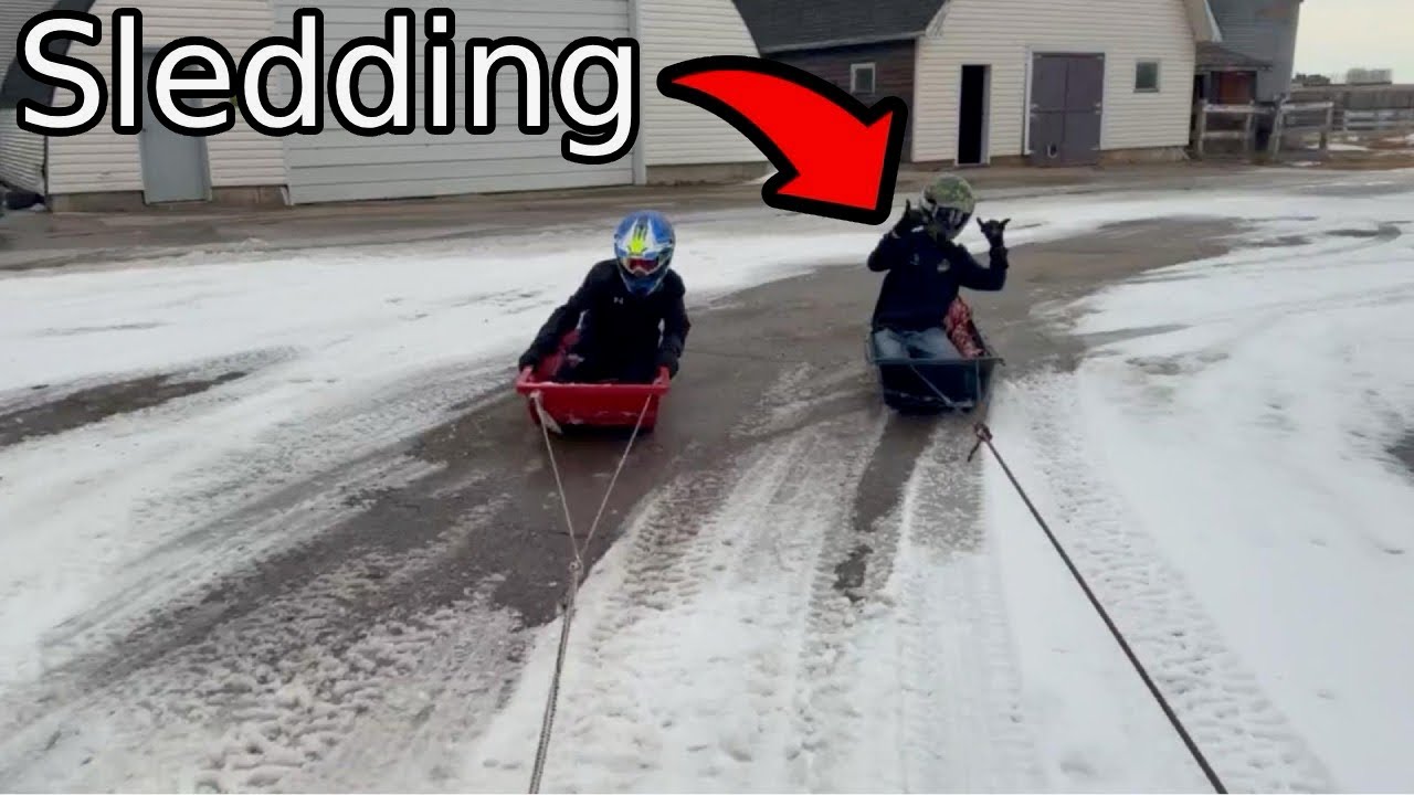 Side By Side Sledding 