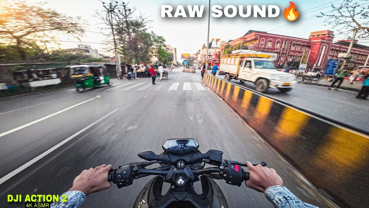 Pulsar N160 Full Throttle City Morning Ride🔥 | Enjoying Cold Winds in Summers POV [ 4K ]