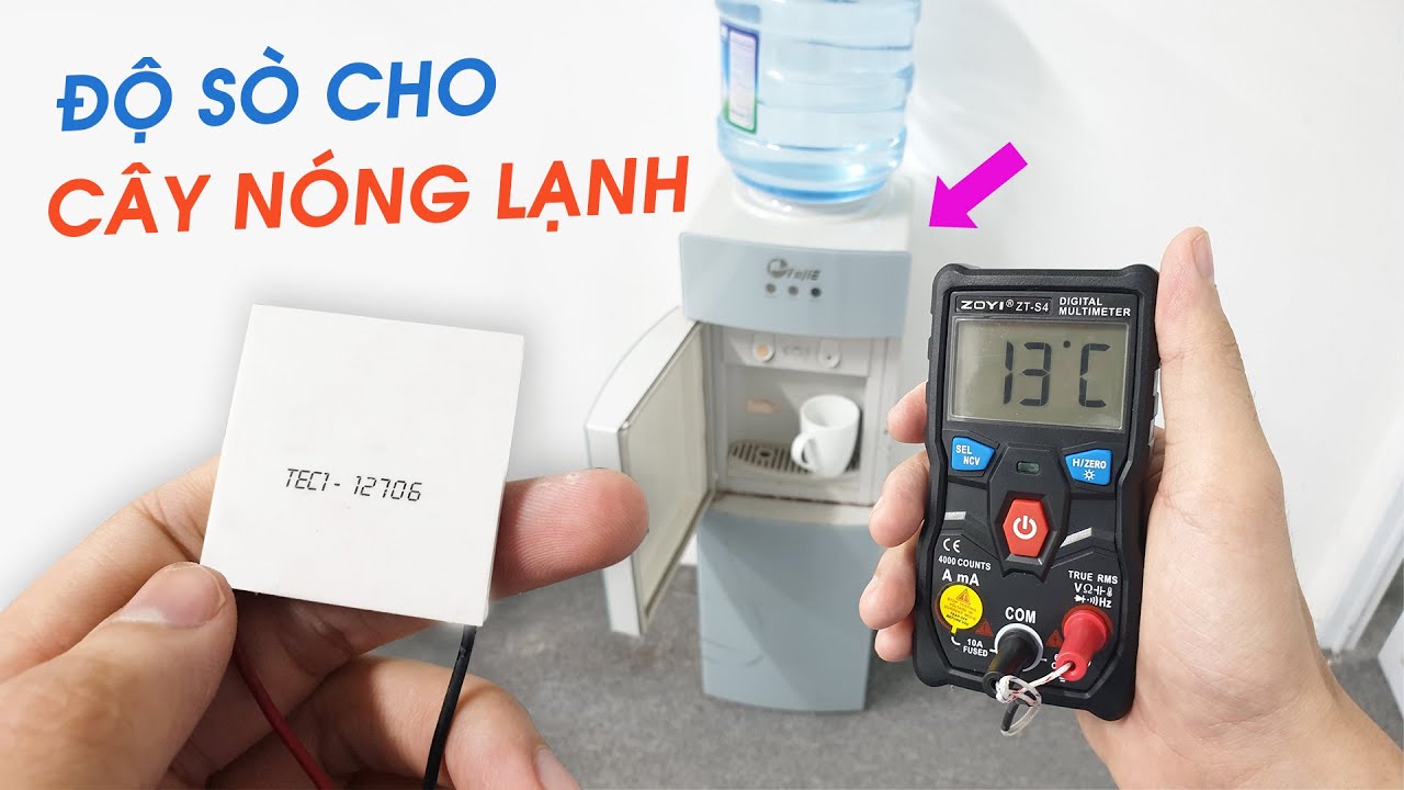 ĐỘ SÒ cho cây nước nóng lạnh CỰC MÁT