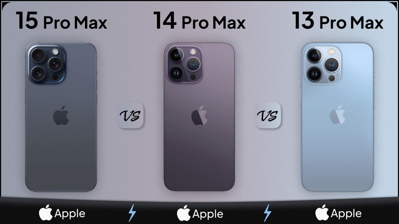 iPhone 15 Pro Max vs iPhone 14 Pro Max vs iPhone 13 Pro Max | Mobile Nerd