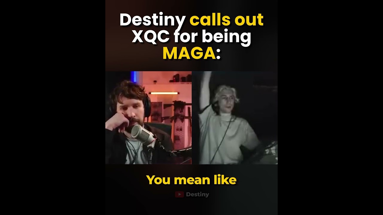 XQC потерпел сокрушительное поражение от Destiny в жарком споре 🤣