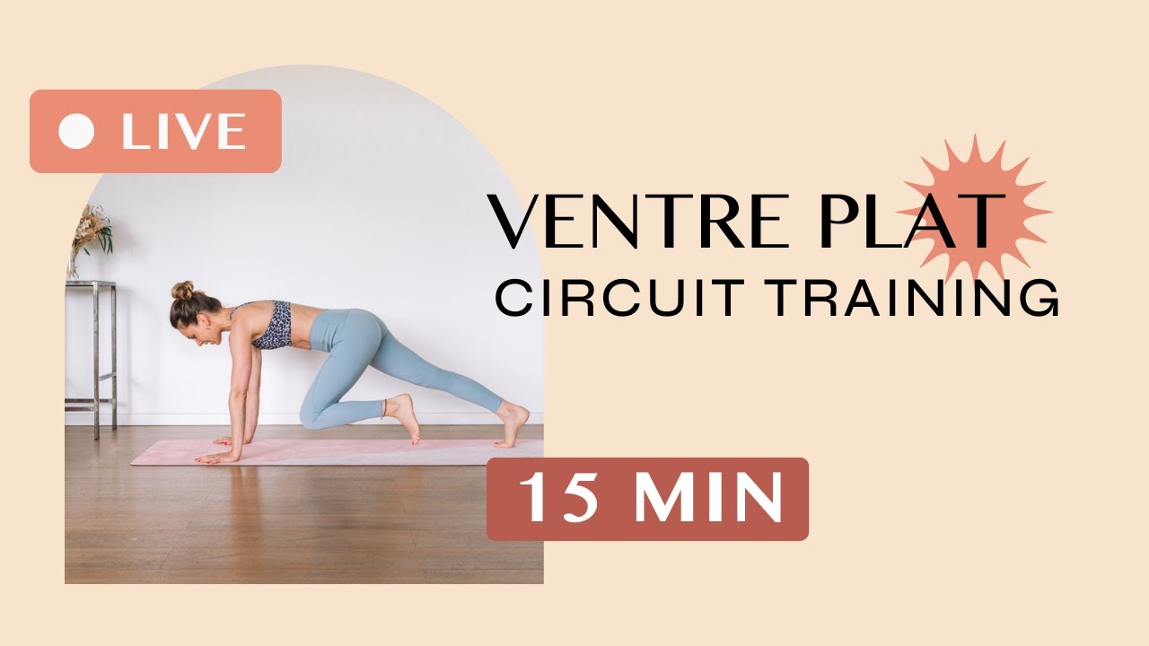 Circuit TRAINING VENTRE PLAT 🤸🏻‍♀️ sans ÉQUIPEMENT