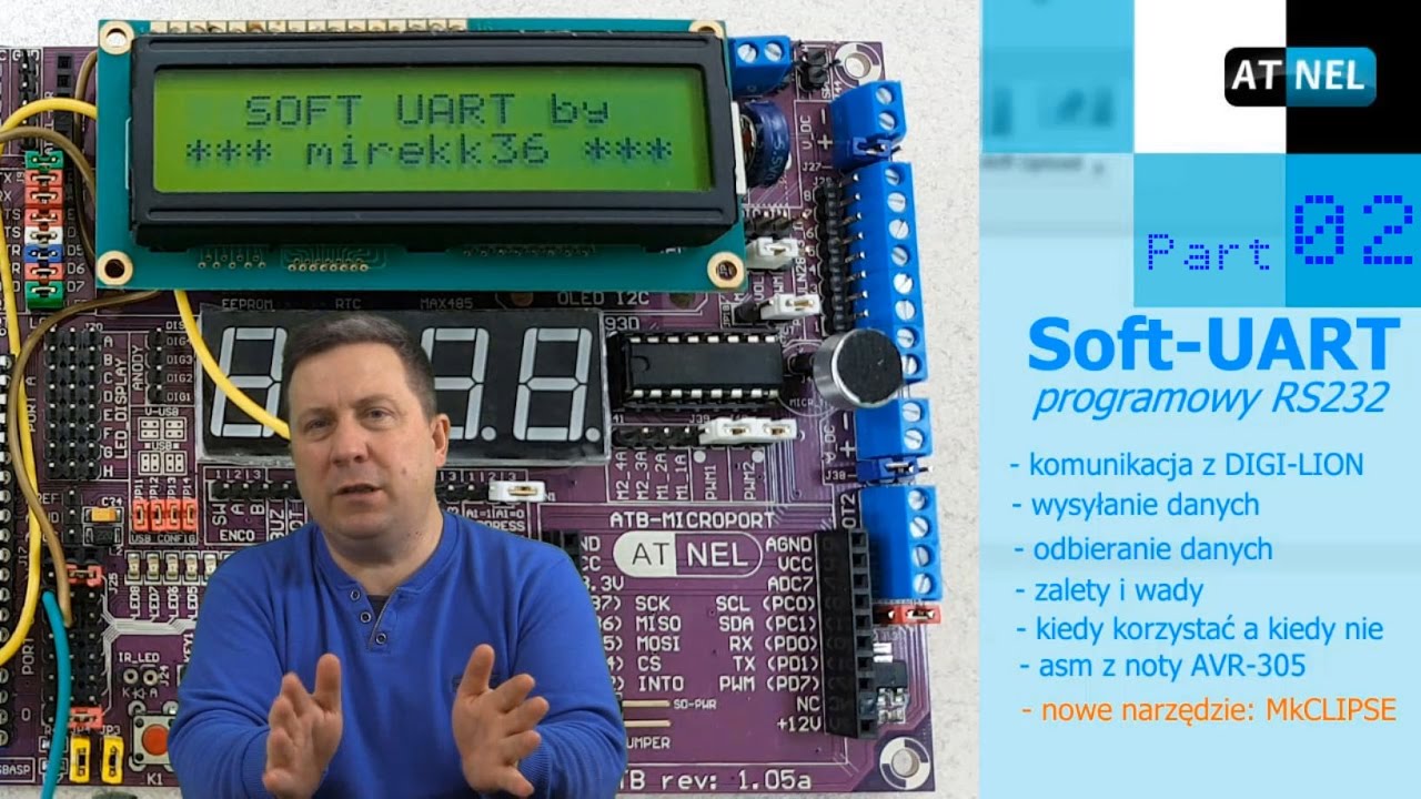 #0310 SOFT UART - programowy RS232 - Part 02