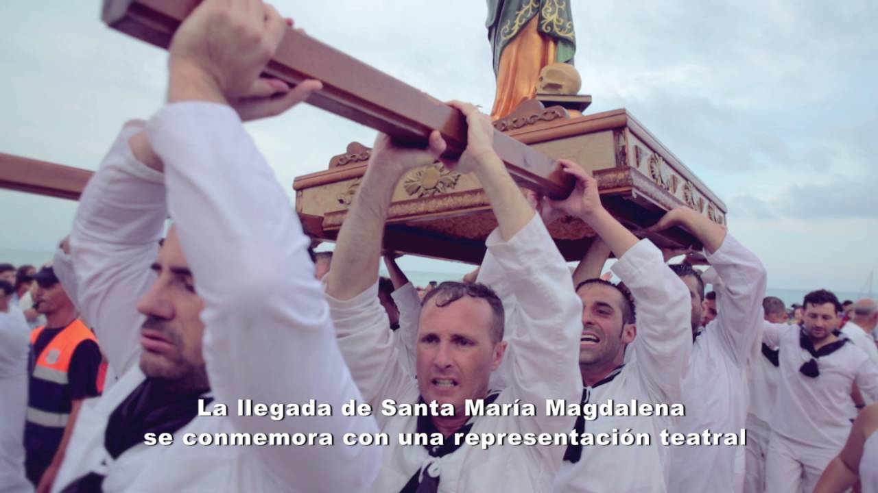 Desembarco de Santa María Magdalena en la playa de Moncofa ( 23 de julio)