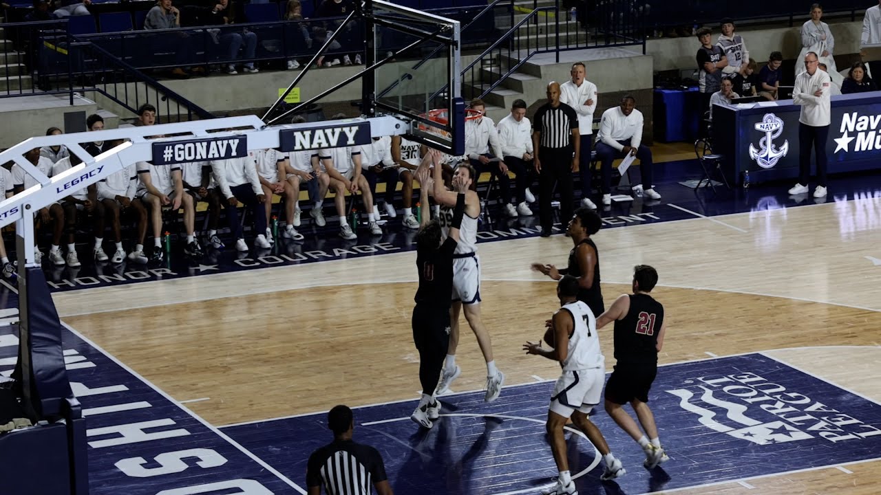 Navy Men's Basketball Postgame Interview: Aidan Kehoe (Lafayette)
