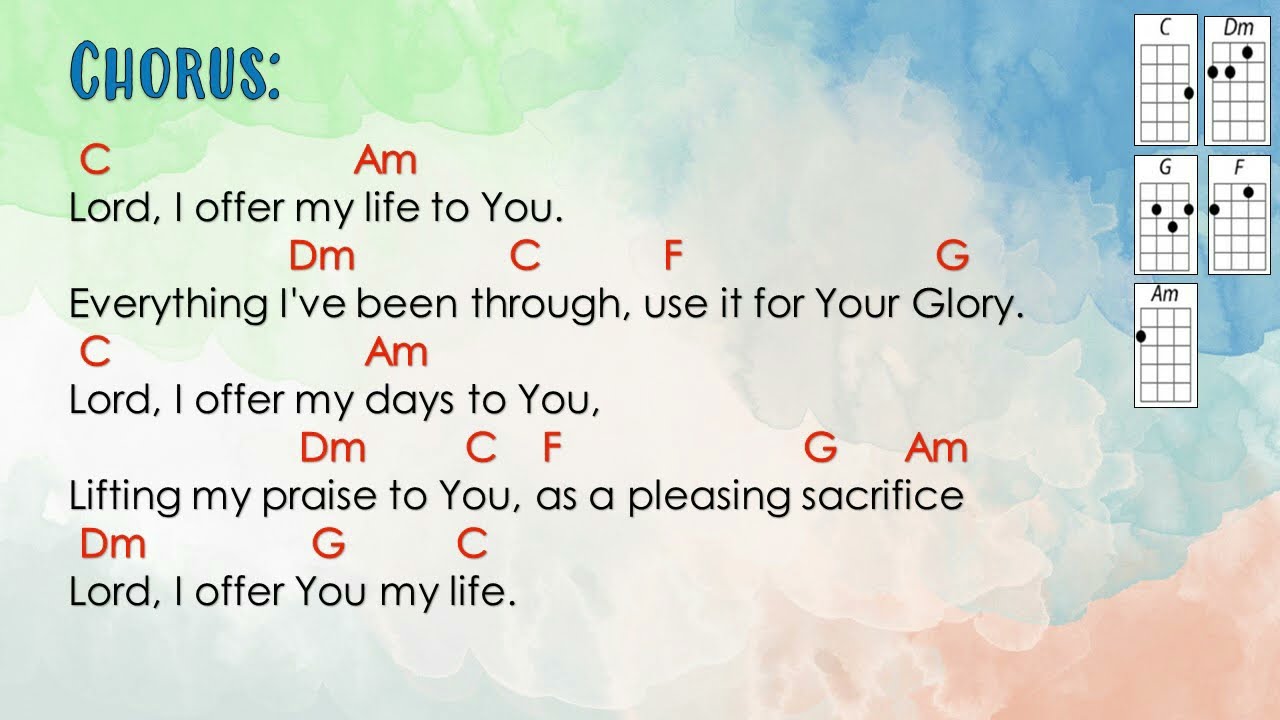 Lord I Offer My Life - Don Moen (Ukulele Play Along)