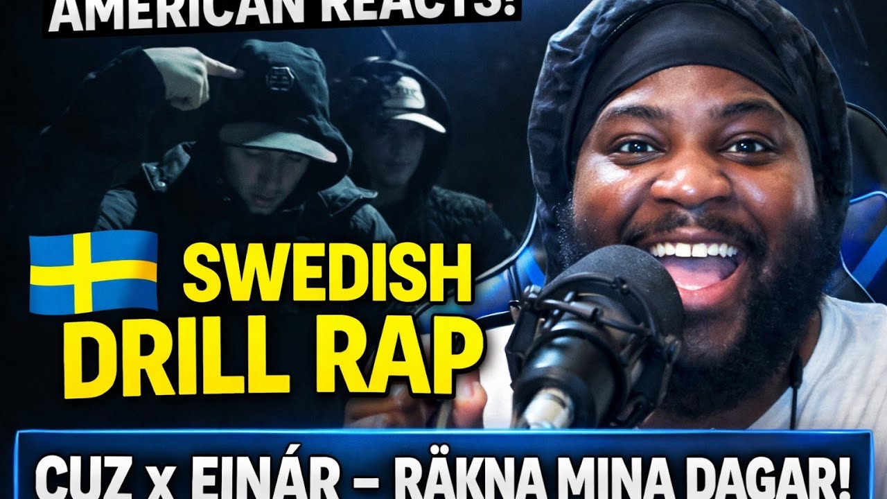 Реакция американца на песню CUZ x EINÁR – COUNT MY DAYS 🇸🇪 (Шведский рэп – это глубокая музыка!)