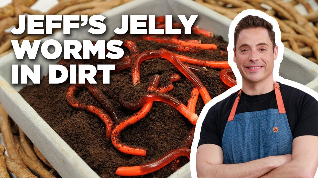 How to Make Jeff Mauro's Jelly Worms in Dirt | The Kitchen | Food Network