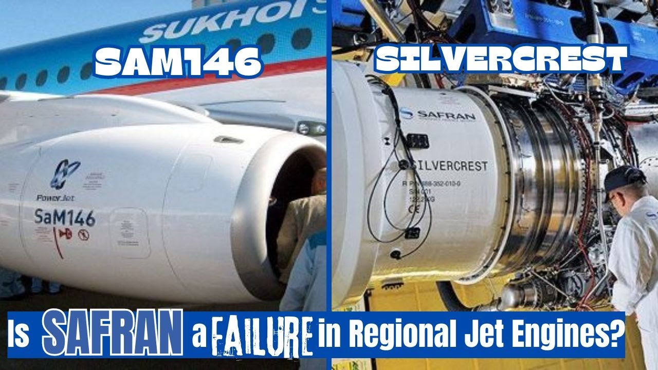 SSJ-100 SAM146 & Falcon 5 X - Cessna Citation Silvercrest - Safran's Regional Jet Engine Fiasco