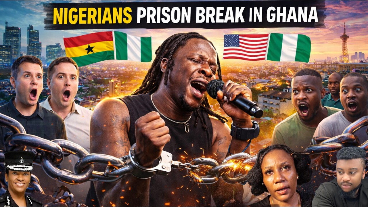 О боже! 😲 Гана! 🇬🇭 Освобождает нигерийцев! 🇳🇬 и иностранцев! 💃😢