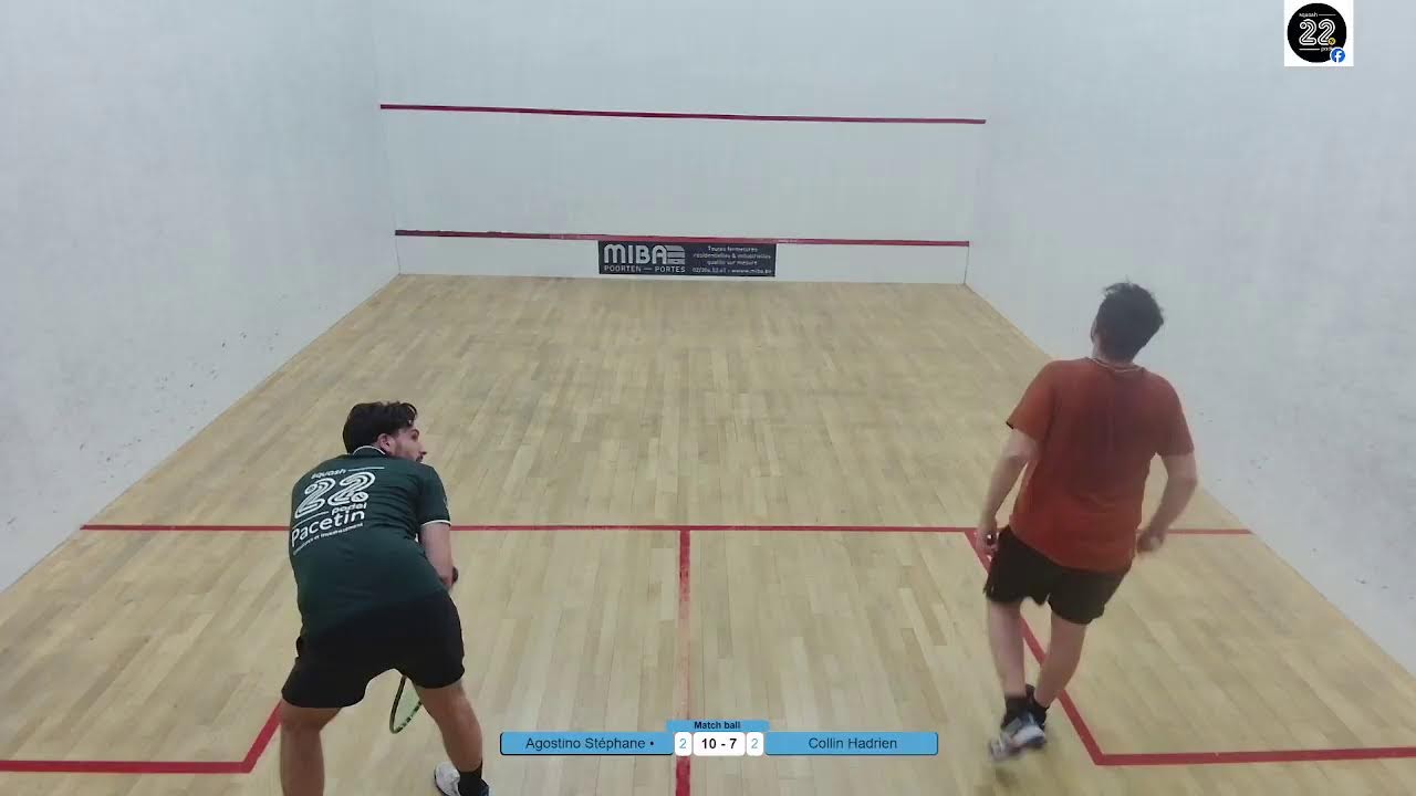 Squash22 - Box du Lundi 05/01 - Terrain 1