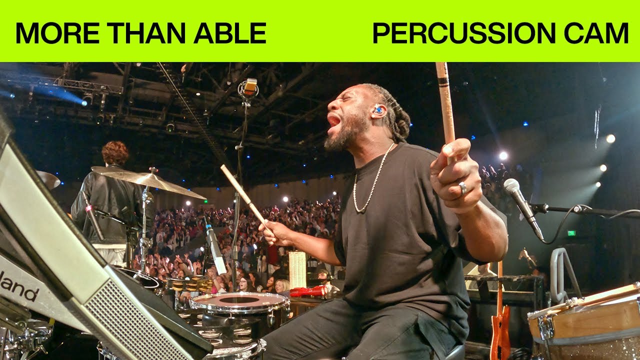 More Than Able | Percussion Cam | Elevation Worship
