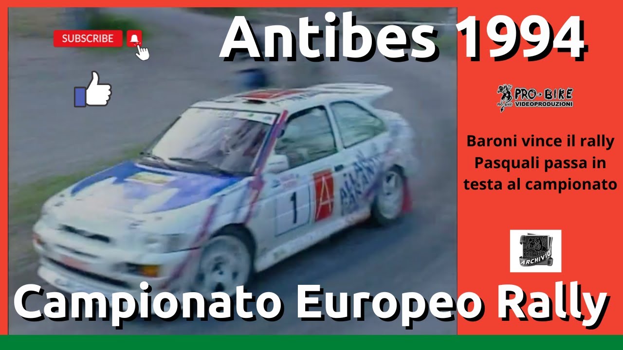 Rally di Antibes 1994 - Campionato Europeo Rally