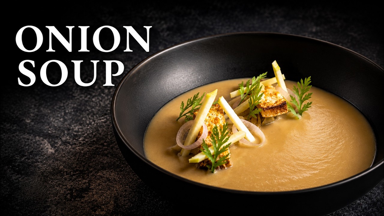 Fine dining ONION SOUP at home - Not Your Classic Recipe!