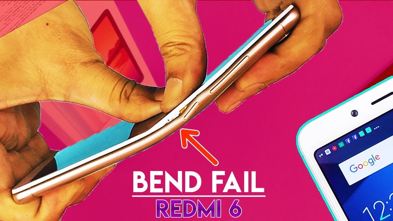 Redmi 6 Durability Test- BEND FAIL Structure Deformed!! (Camera Vs Pocophone F1 Vs Nokia 6.1 Plus)