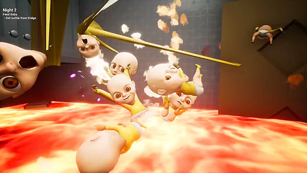 РЕЖИМ ЛАВЫ В ИГРЕ The Baby In Yellow