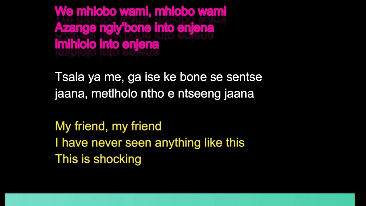 Mhlobo Wami Lyrics
