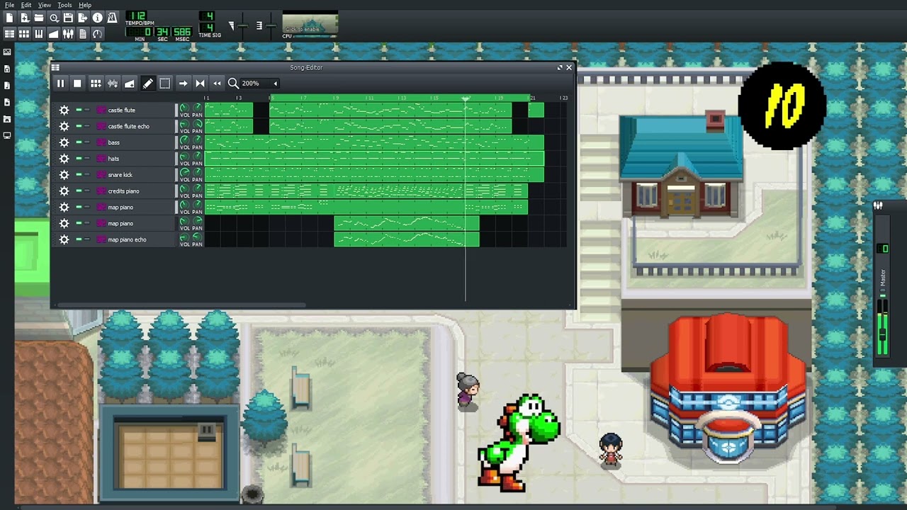 Pokemon BW: Accumula Town / Furret Walk (Yoshi's Island Soundfont)