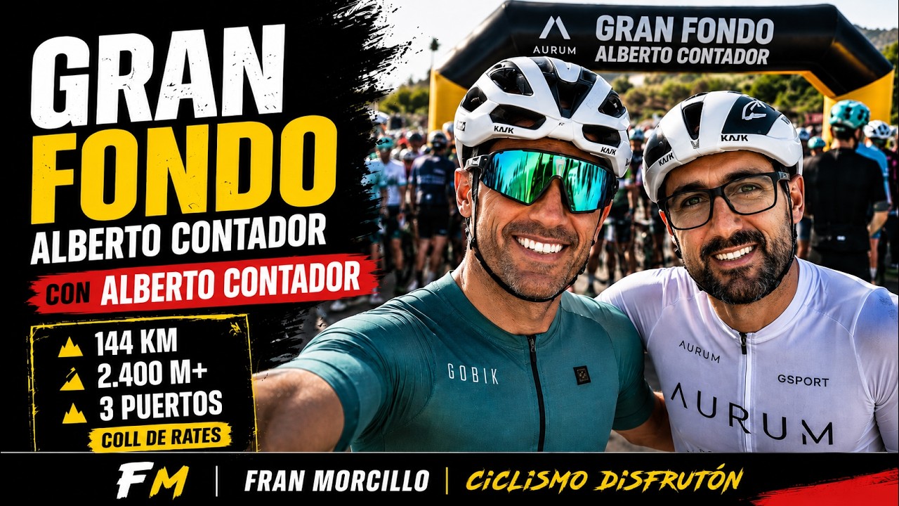 GRAN FONDO ALBERTO CONTADOR 2023. ¡PEDALEANDO CON PURITO RODRÍGUEZ Y ALBERTO CONTADOR! 💪🏼💪🏼🔥