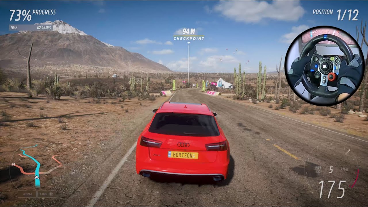 Audi RS6 Avant Racing / Forza Horizon 5 / Logitech G29