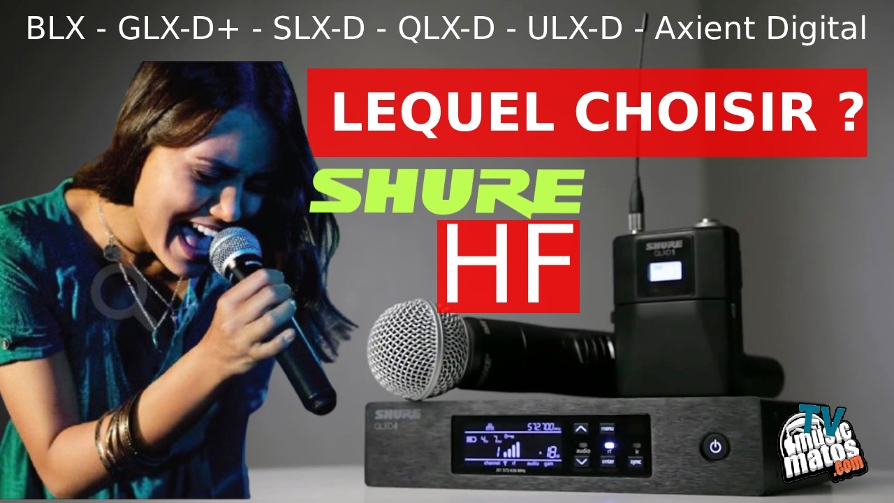 Tout savoir sur les micros sans fil Shure : trouvez le système fait pour vous