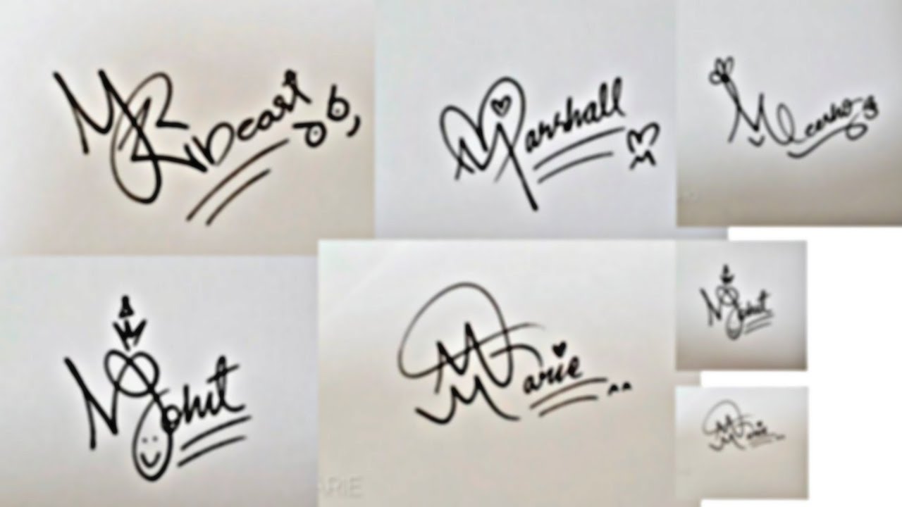 Part 3 || How to Draw Signature like a Billionaire (For Alphabet 