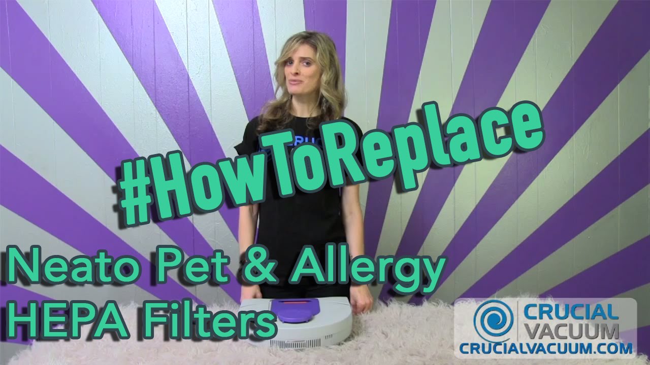 Neato XV-11, XV-12, XV-15, XV-21 Pet & Allergy HEPA Filters Replacement