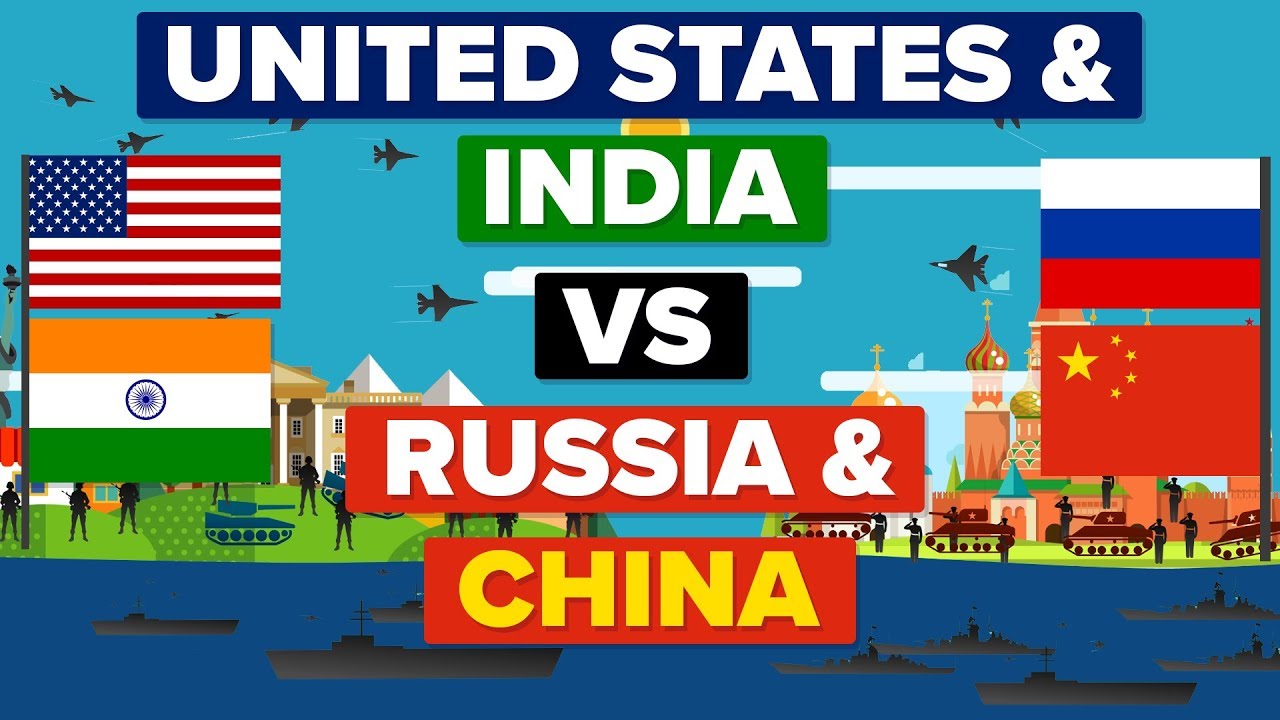 USA & India VS China & Russia - Who Would Win? (Army / Military Comparison)