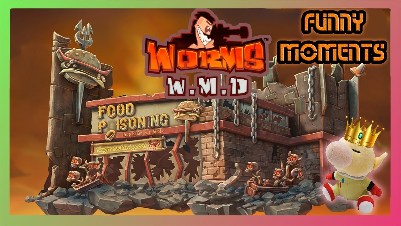 Worst aiming ever-  Worms W.M.D funny moments
