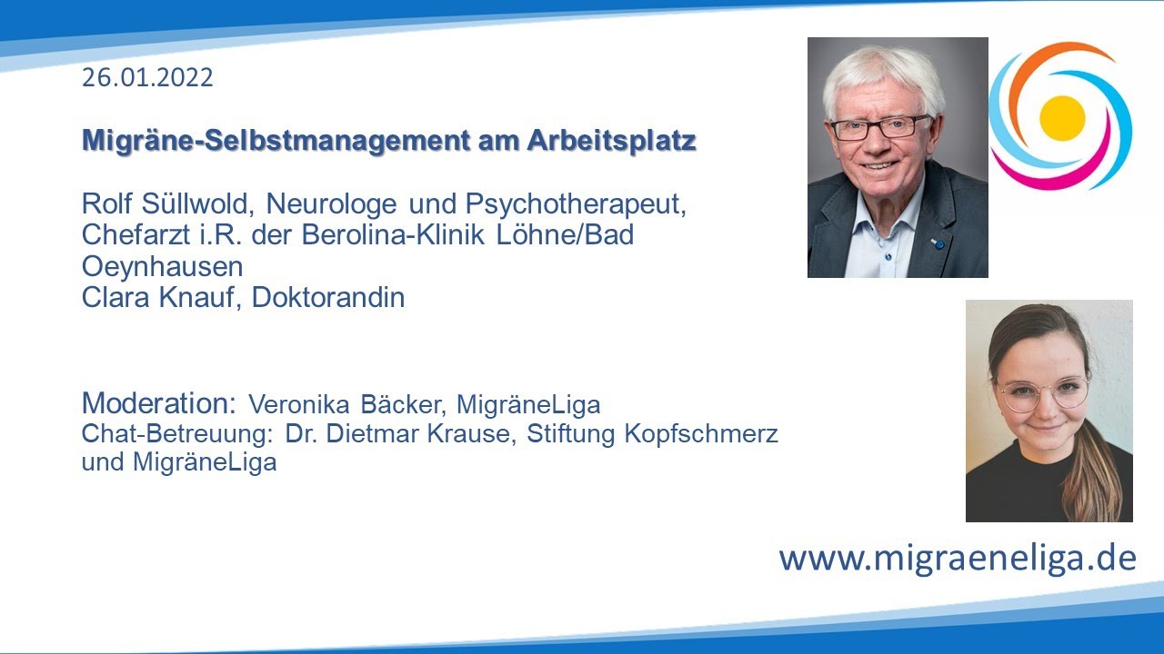 MigräneLiga Seminare 2022 | Migräne-Selbstmanagement am Arbeitsplatz