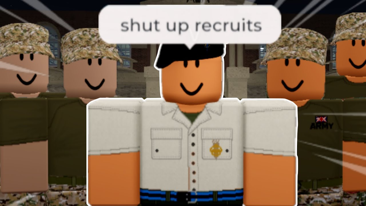 The Drill Instructor Experience in the Roblox British Army (Sharkuses)