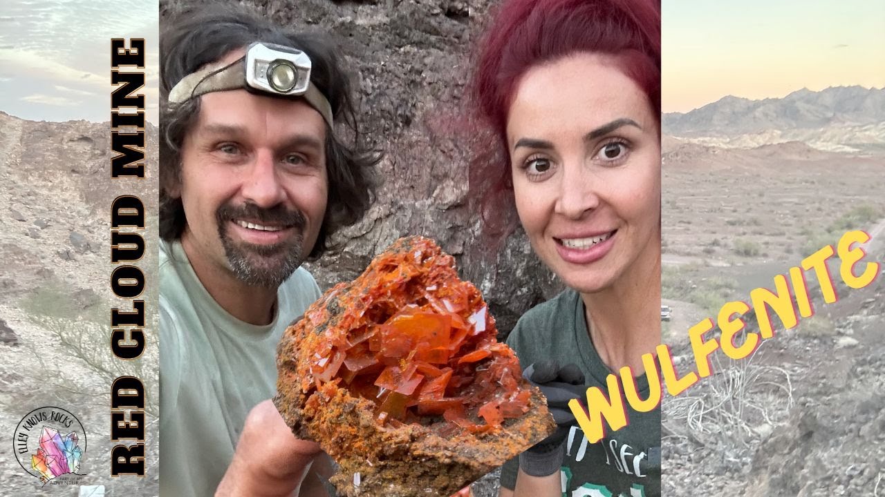 OOPS I Went the WRONG Way BUT I GOT Wulfenite CRYSTALS- Red Cloud Mine  @TheCrystalCollector
