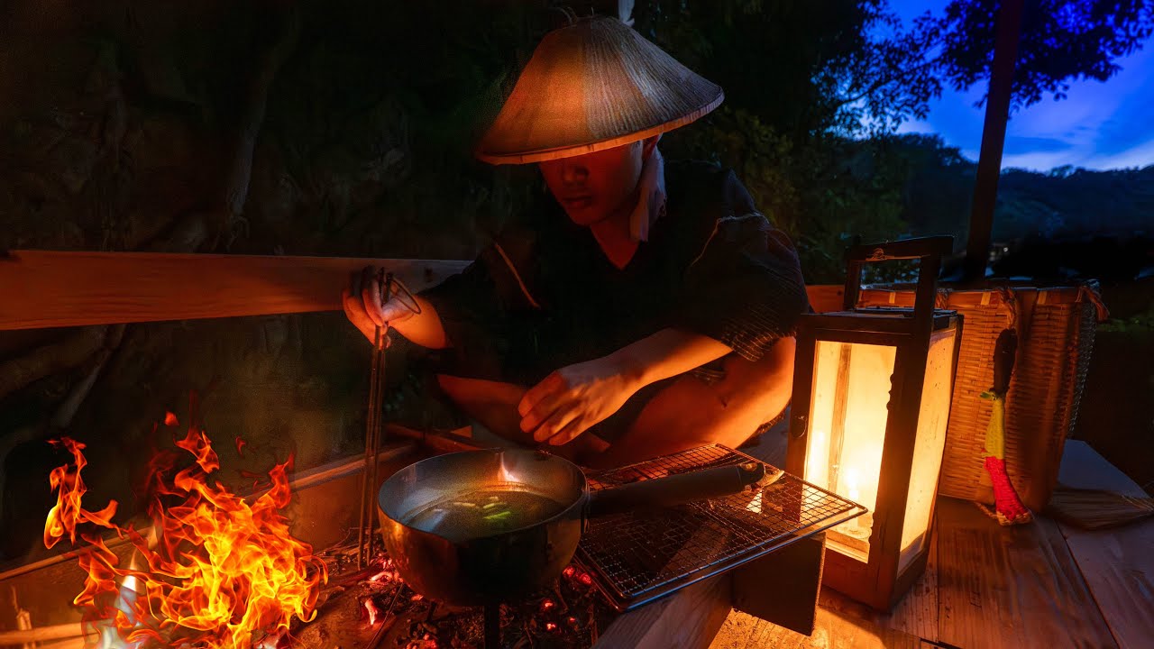 【静かな夜】秋刀魚の塩焼きとしじみの味噌汁  | Japanese Cooking | Sanma & Shijimi Miso Soup