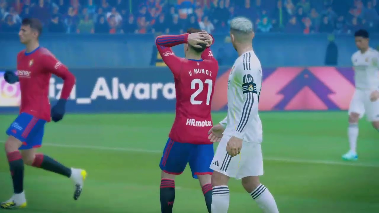 CA OSASUNA VS REAL MADRID  2 - 3  KEMENANGAN TIPIS DIKANDANG LAWAN !!
