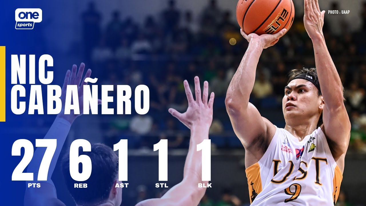 Nic Caba&ntilde;ero UNLEASHES 27 POINTS for UST vs. DLSU 🐯 | UAAP Season 88 Men&rsquo;s Basketball