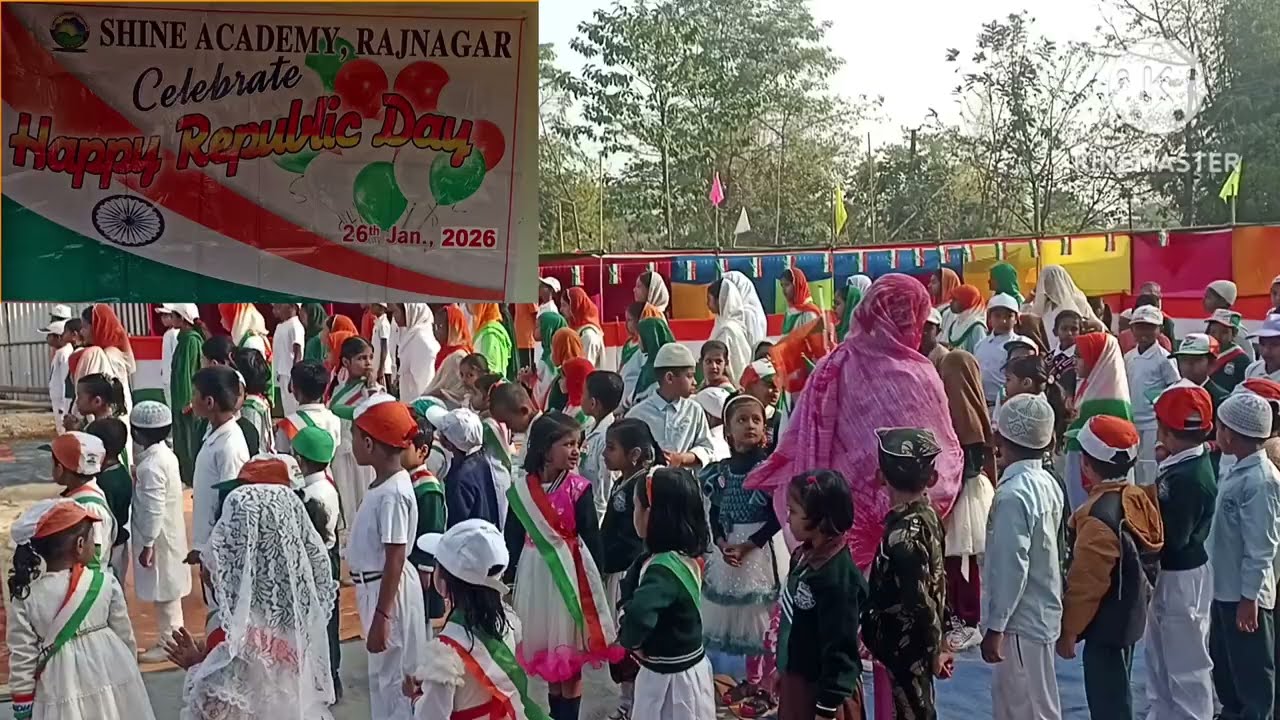 Happy republic Day 26 January shine academy Rajnagar please share and follow