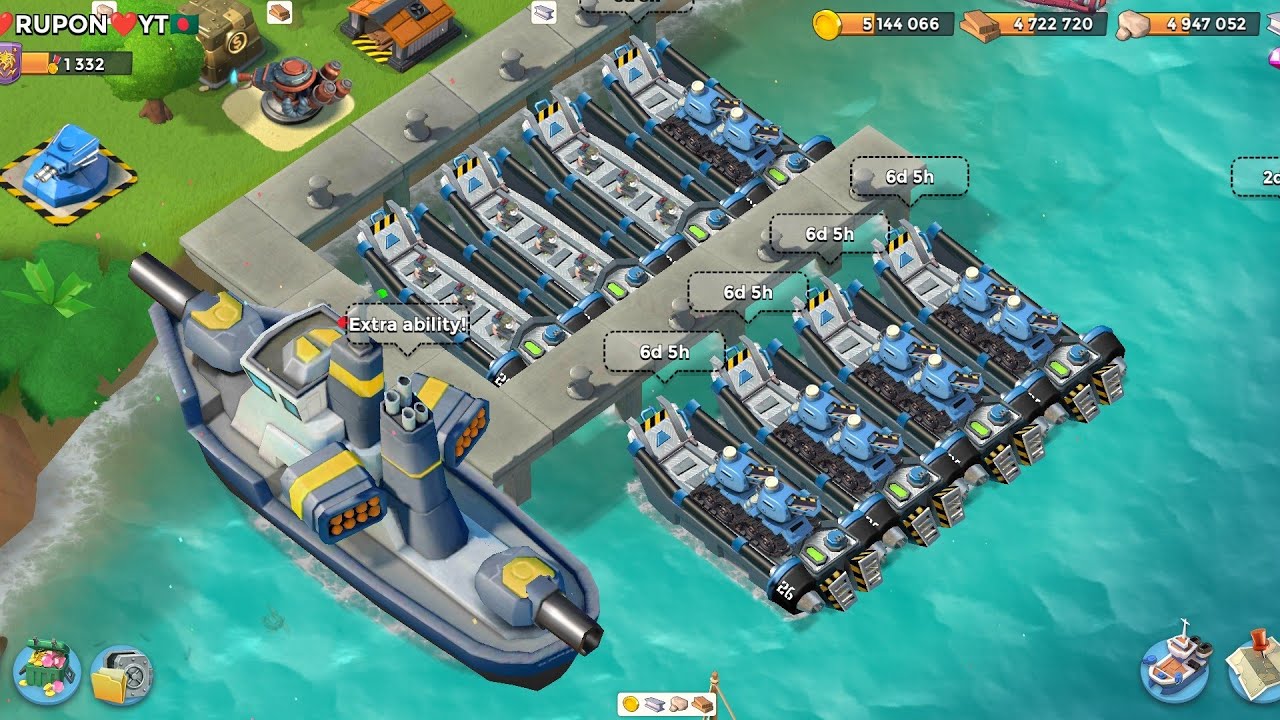 👉❤️BOOM BEACH 2023!! Attack to village 💯👈