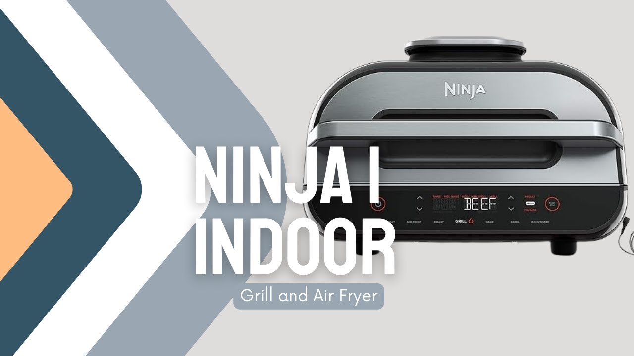 Ninja Foodi Smart XL Indoor Grill & Air Fryer – 6-in-1 Grill, Air Fry,