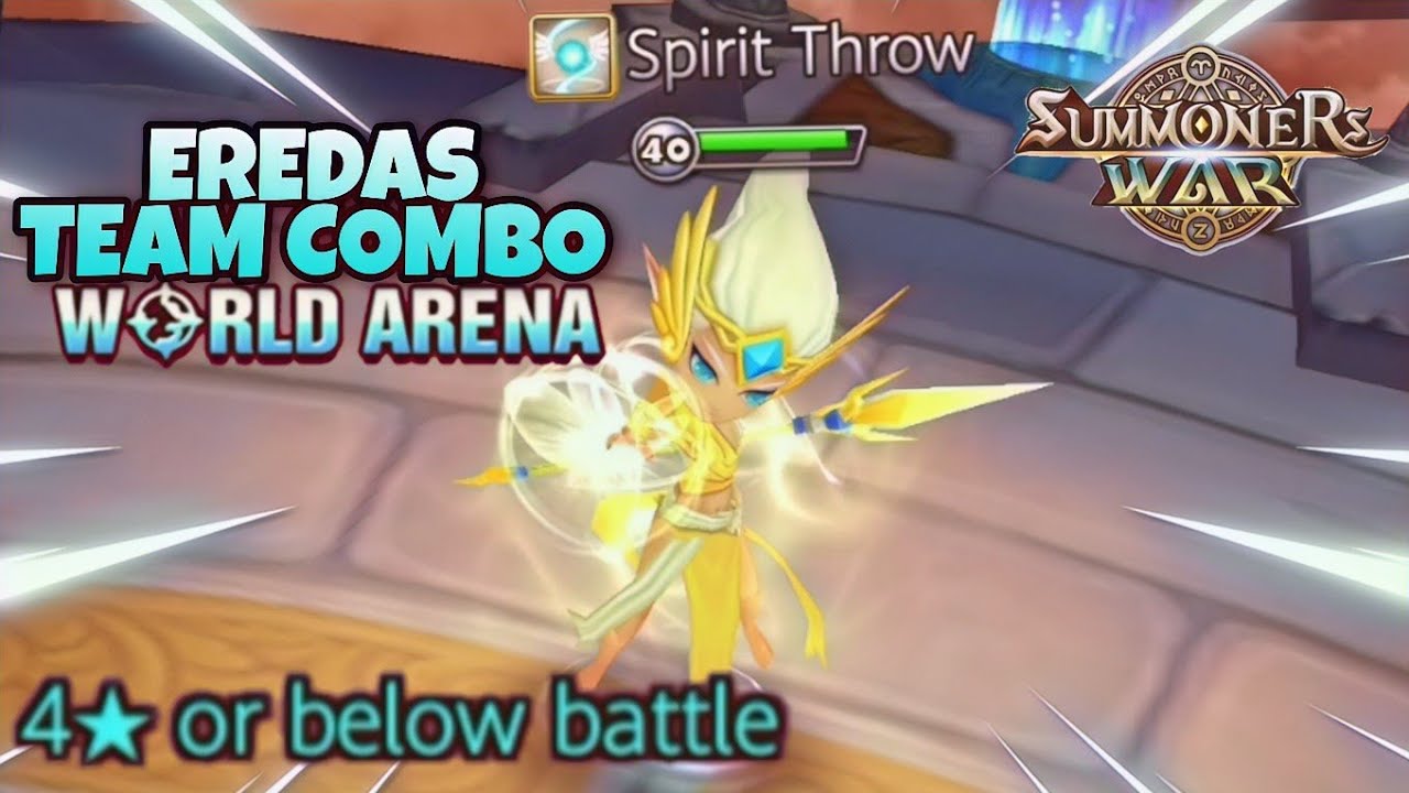Eredas Team Combo in World Arena - Summoners War