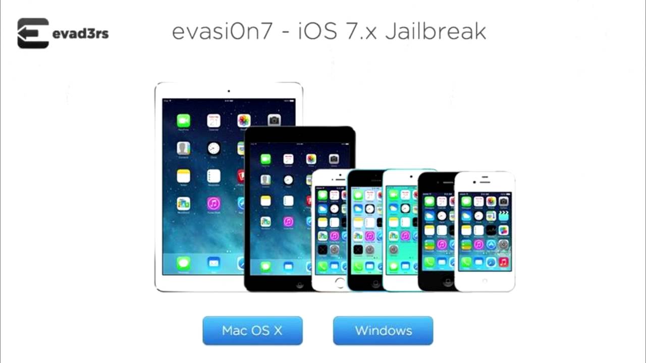 evasi0n7 compatible with iOS 7.0.5 - Download Jailbreak