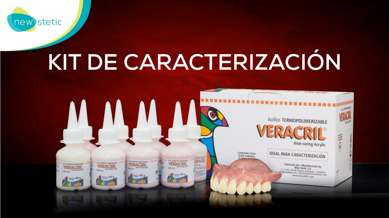 Kit de Caracterización Veracril / Opti-Cryl (Instrucciones de uso) - New Stetic