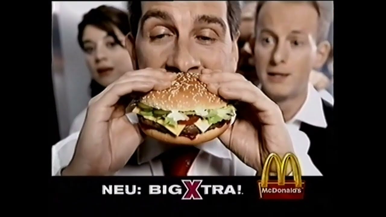 McDonalds Werbung Big Xtra 2000