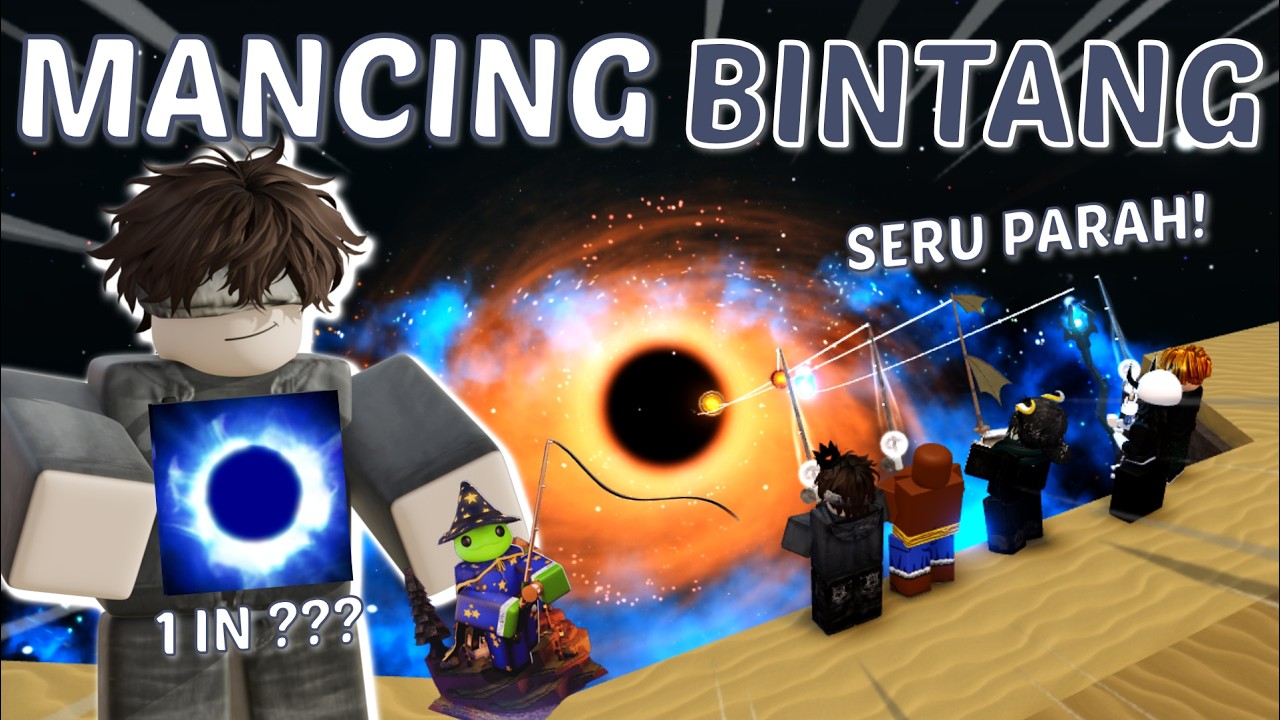 AKU MANCING BINTANG di GAME ROBLOX INI! Star Fishing
