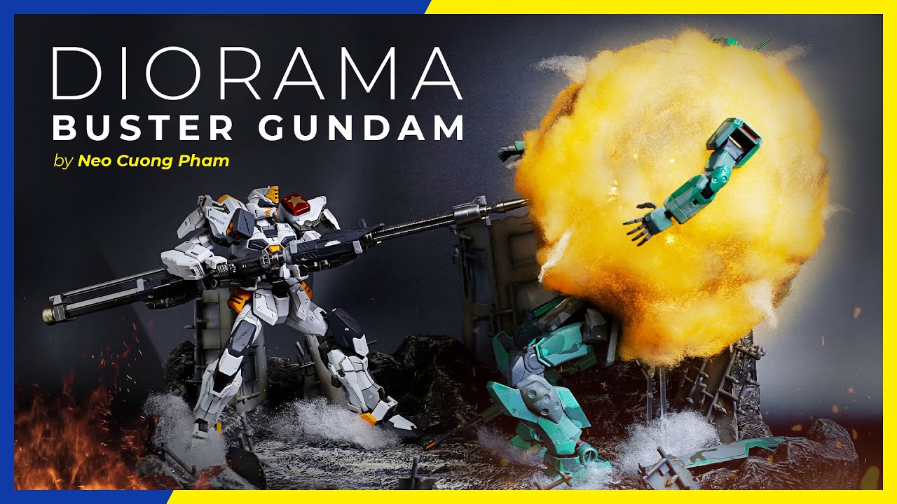 Gunpla Custom Build - Buster Gundam MG 1/100 Diorama | NEO Cuong Pham Hobby